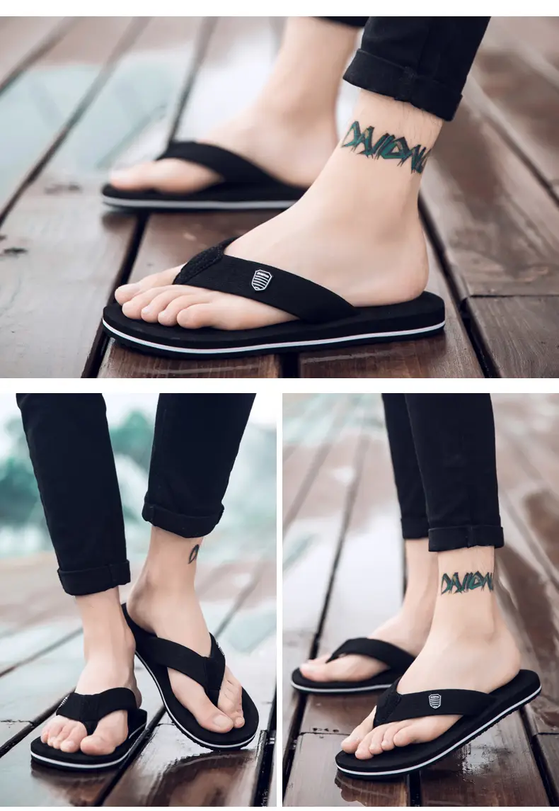 Flip-flops men's summer outdoor fashion sports wear-resistant clip-on plus size platform sandals and slippers outdoor beach shoes — feature 22