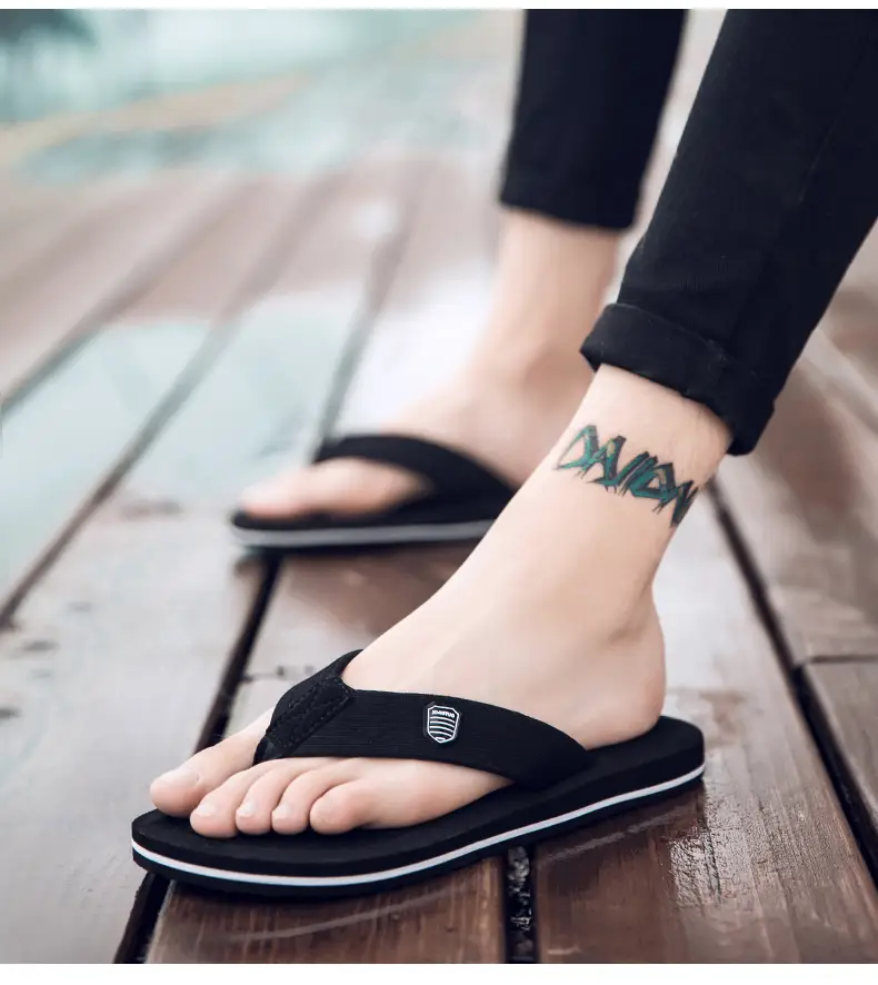 Flip-flops men's summer outdoor fashion sports wear-resistant clip-on plus size platform sandals and slippers outdoor beach shoes — feature 23