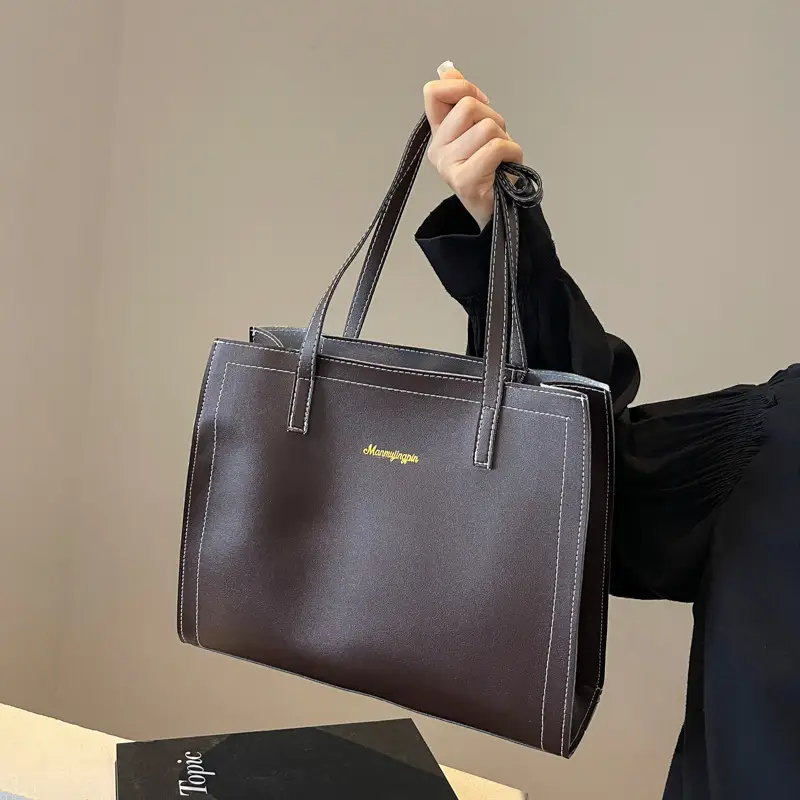 Black Large Capacity Women's Shoulder Bag 2024 - Image 7