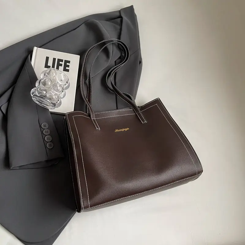Black Large Capacity Women's Shoulder Bag 2024 - Image 3