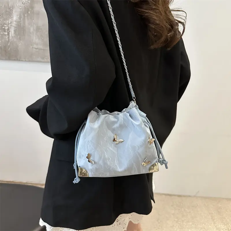 Green Butterfly Crossbody Bag for Women