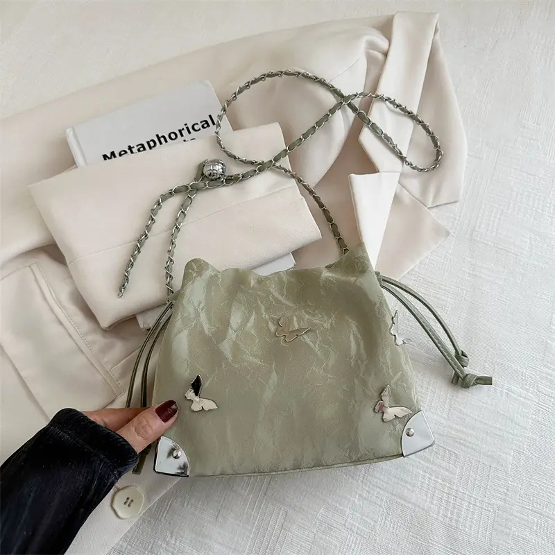 Green Butterfly Crossbody Bag for Women