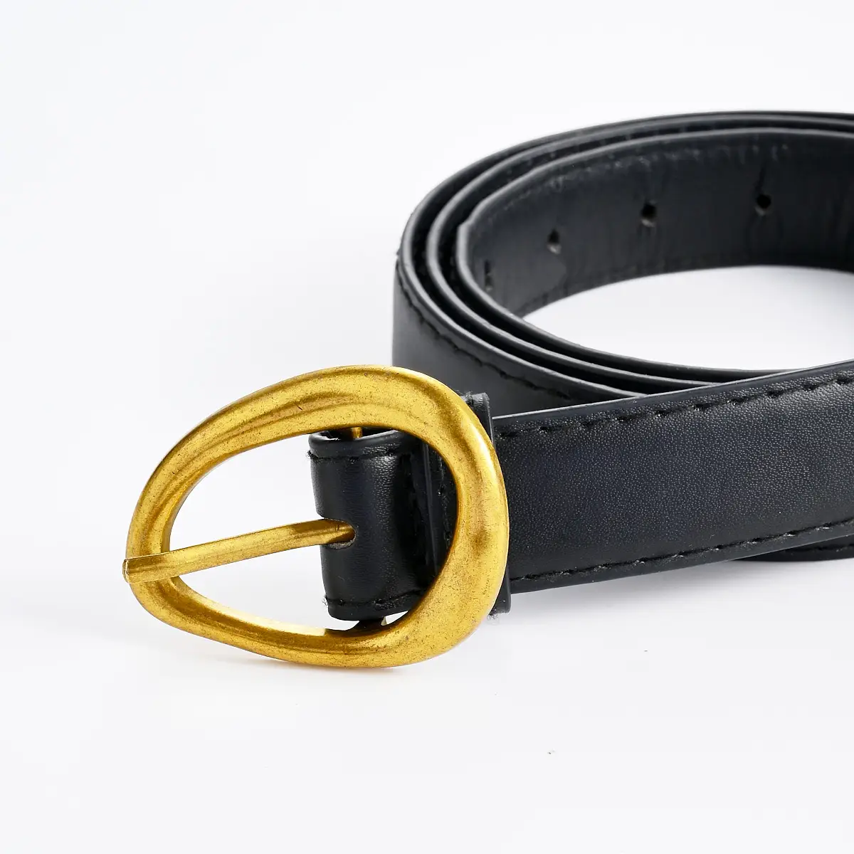 Women's Rose Gold Buckle Belt 2024 New Design - Image 5