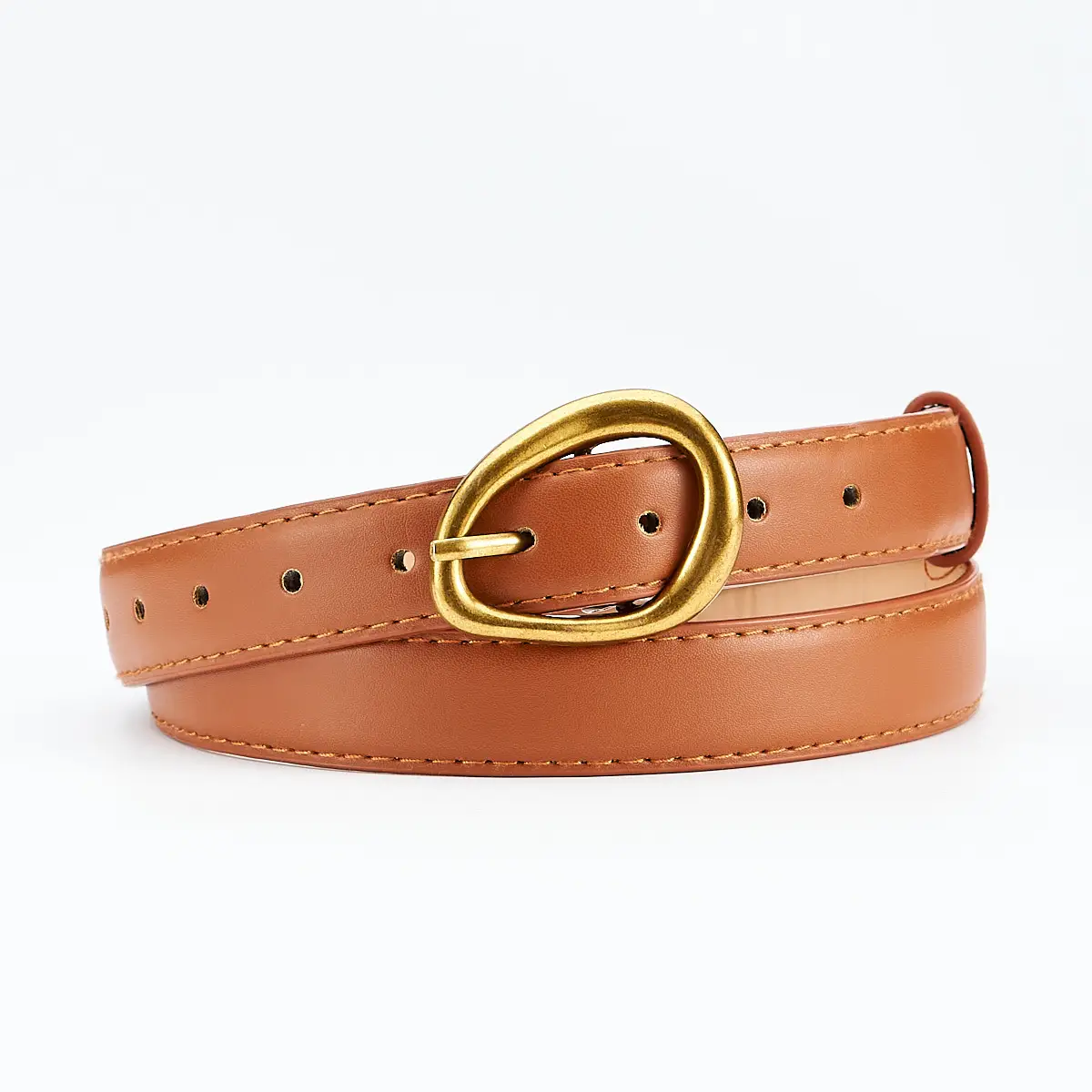 Women's Rose Gold Buckle Belt 2024 New Design — feature 10