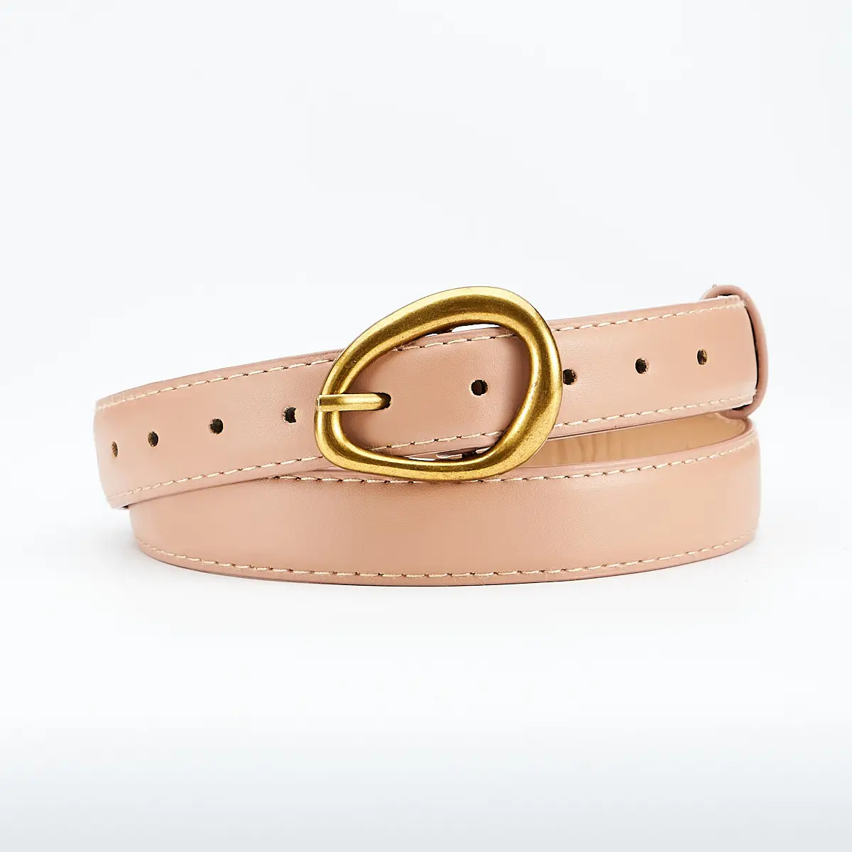 Women's Rose Gold Buckle Belt 2024 New Design — feature 11