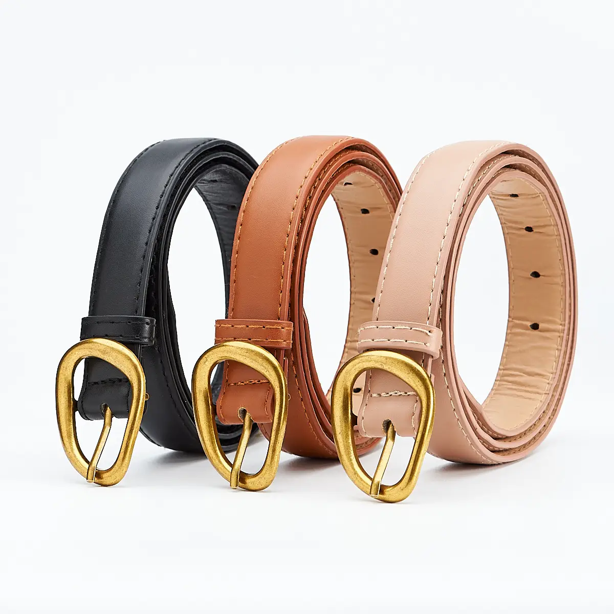 Women's Rose Gold Buckle Belt 2024 New Design — feature 12