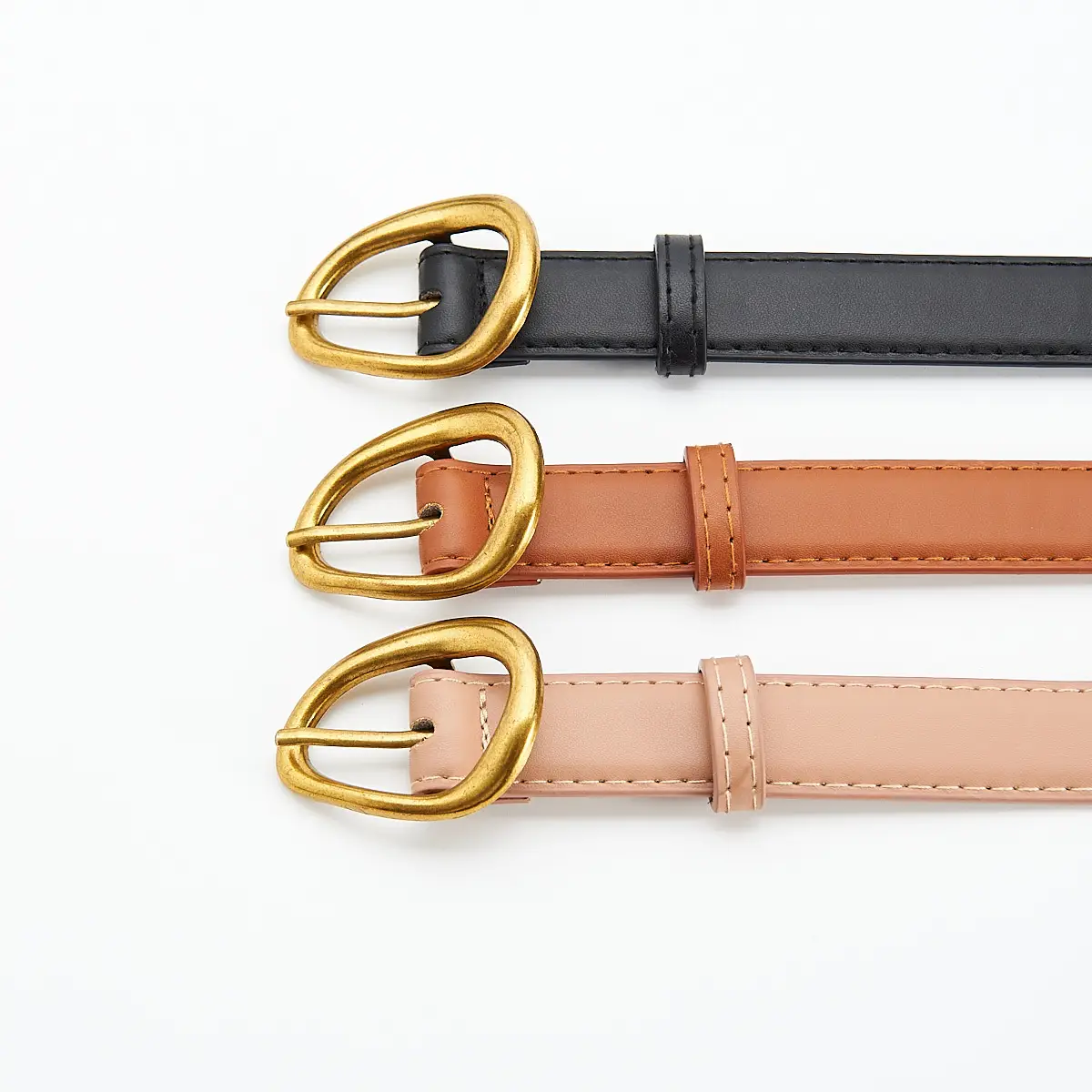Women's Rose Gold Buckle Belt 2024 New Design — feature 13