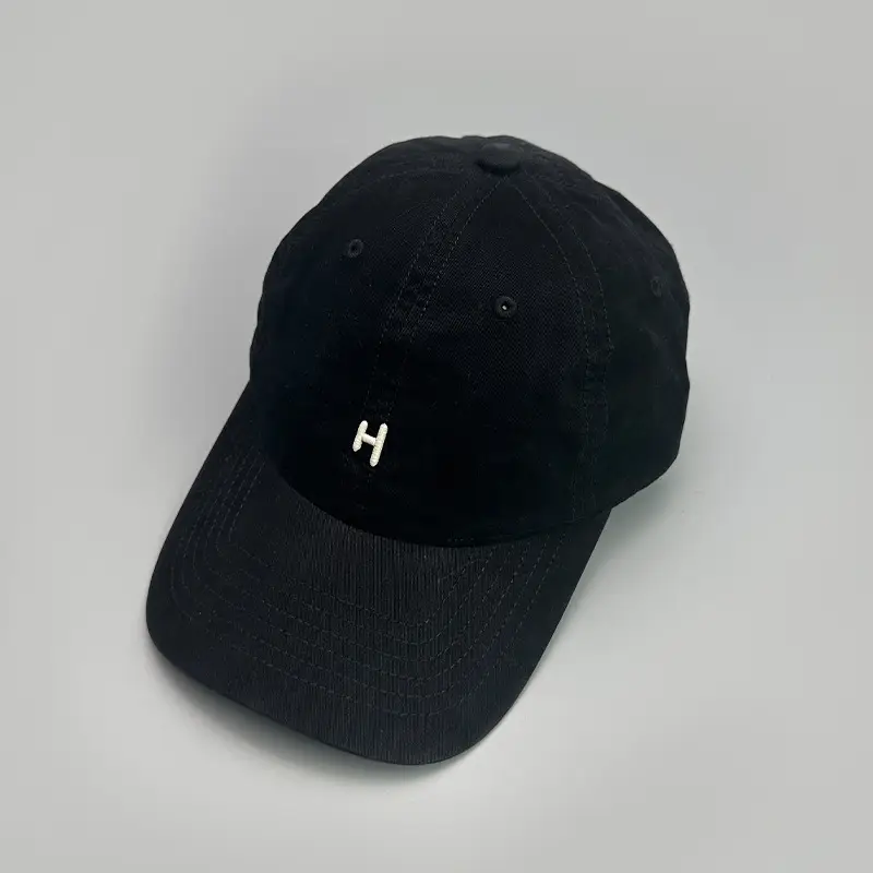 Gray Embroidered H-Back Baseball Cap for Men Women — feature 8