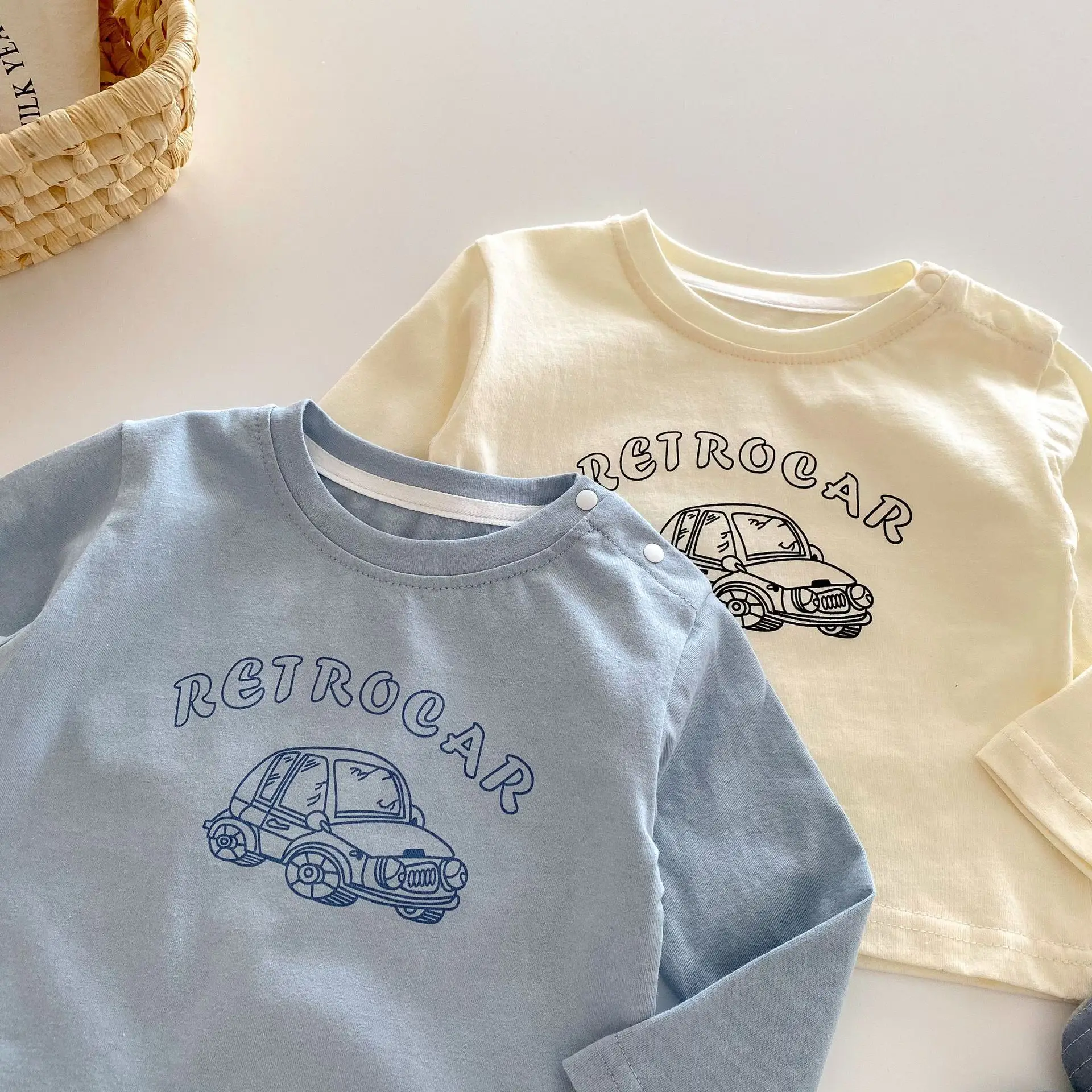 Children's Blue Cartoon T-Shirt 0-5Yr Autumn - Image 6