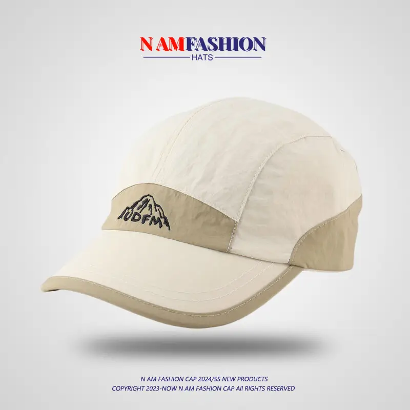 Men's White Embroidered Baseball Cap Summer Sunscreen - Image 9