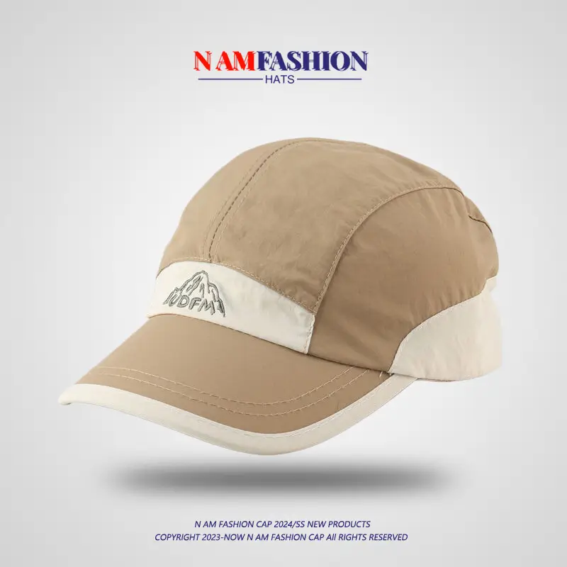 Men's White Embroidered Baseball Cap Summer Sunscreen - Image 2