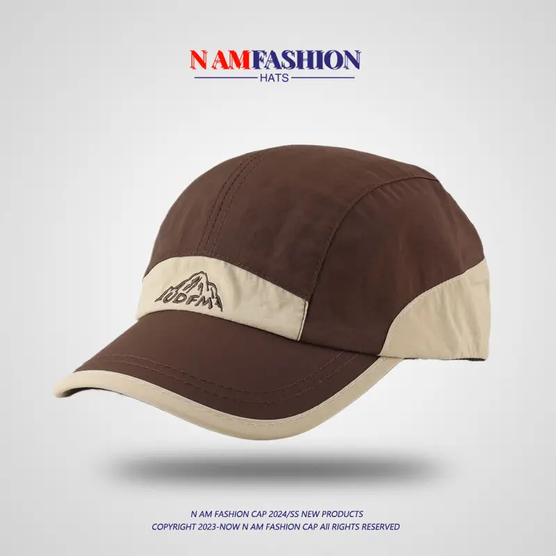 Men's White Embroidered Baseball Cap Summer Sunscreen - Image 3