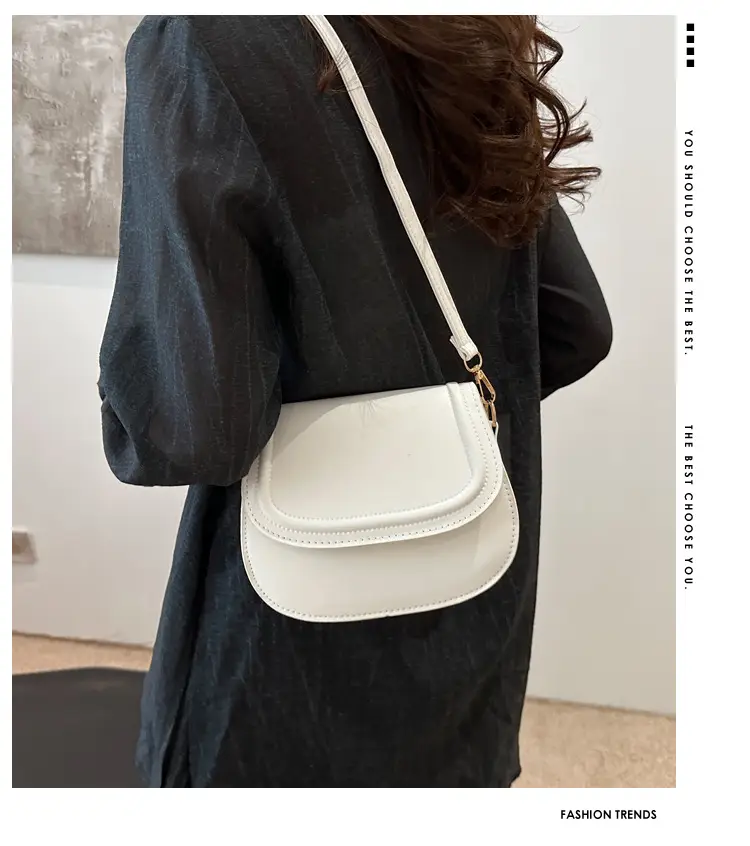 Vintage Saddle Crossbody Bag for Women — feature 1
