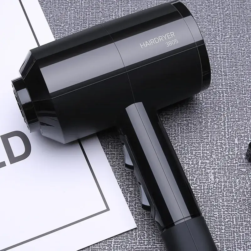 High Power Hair Dryer 220V Black - Image 6