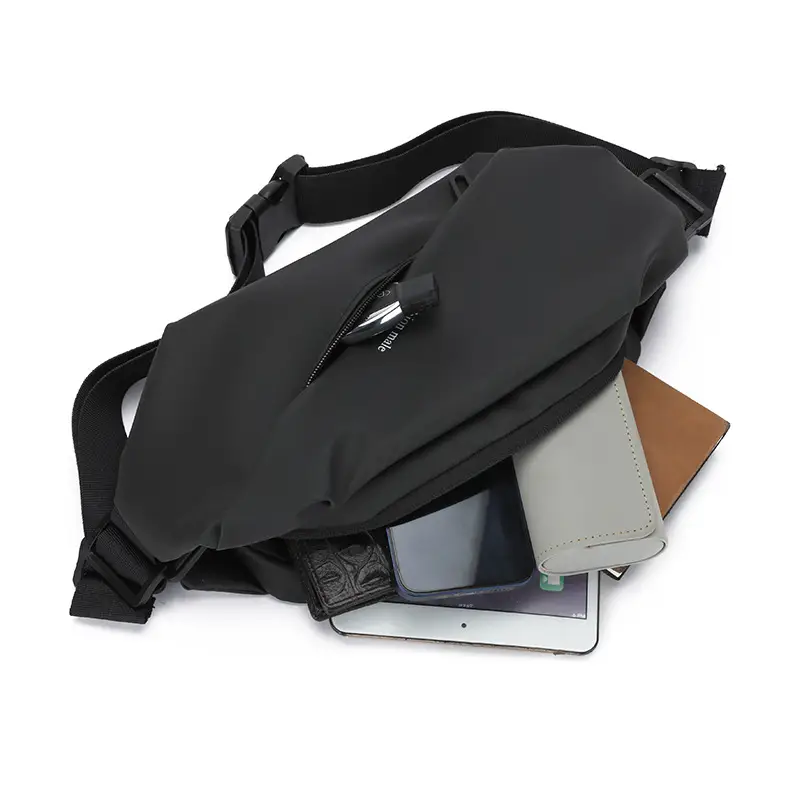 Men's Black Crossbody Phone Bag 2024 - Image 7