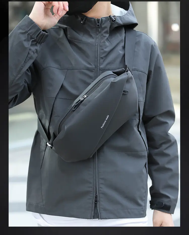 Men's Black Crossbody Phone Bag 2024 — feature 4