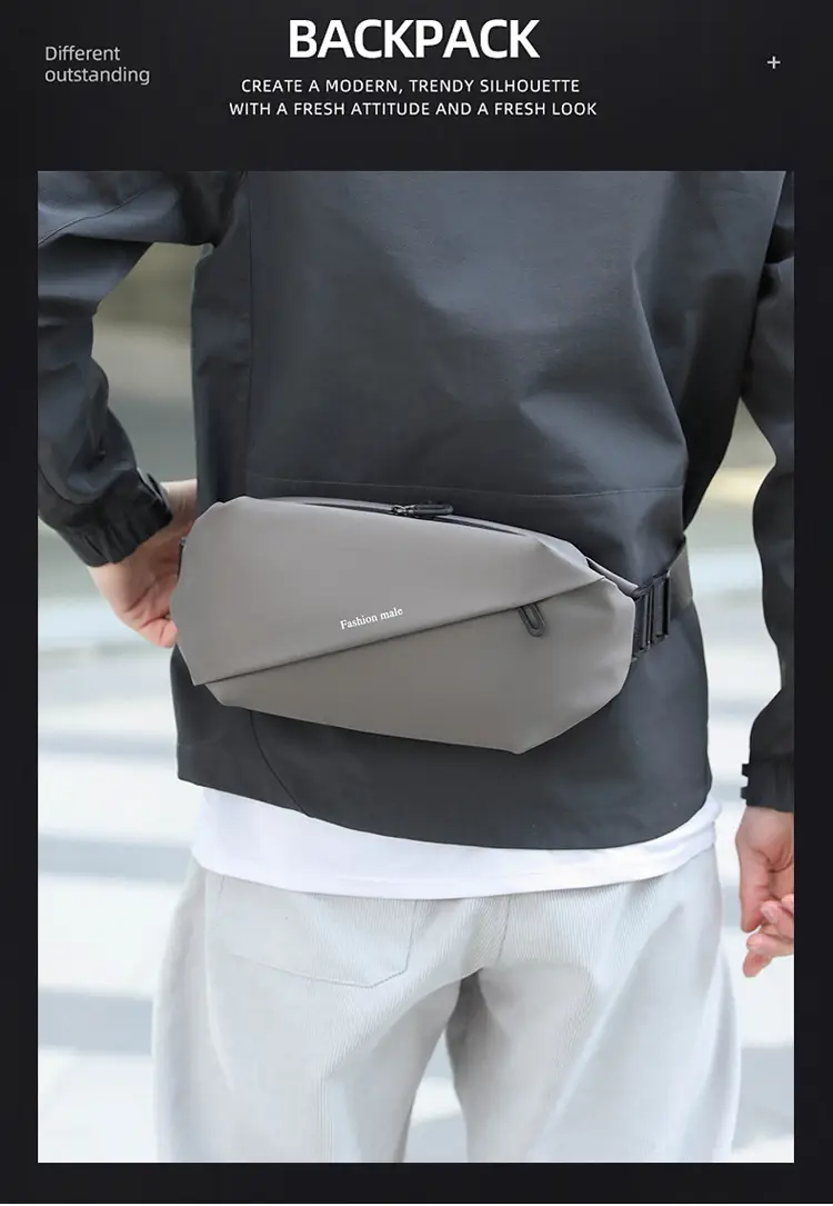 Men's Black Crossbody Phone Bag 2024 — feature 5