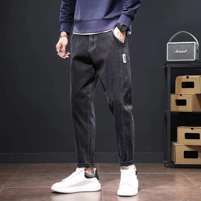 Men Blue Denim Straight Fit Jeans High Street Casual Wear - Image 8