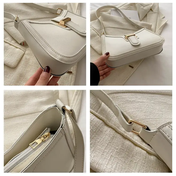 Textured Retro Belt Buckle Bag for Women 2024 — feature 8