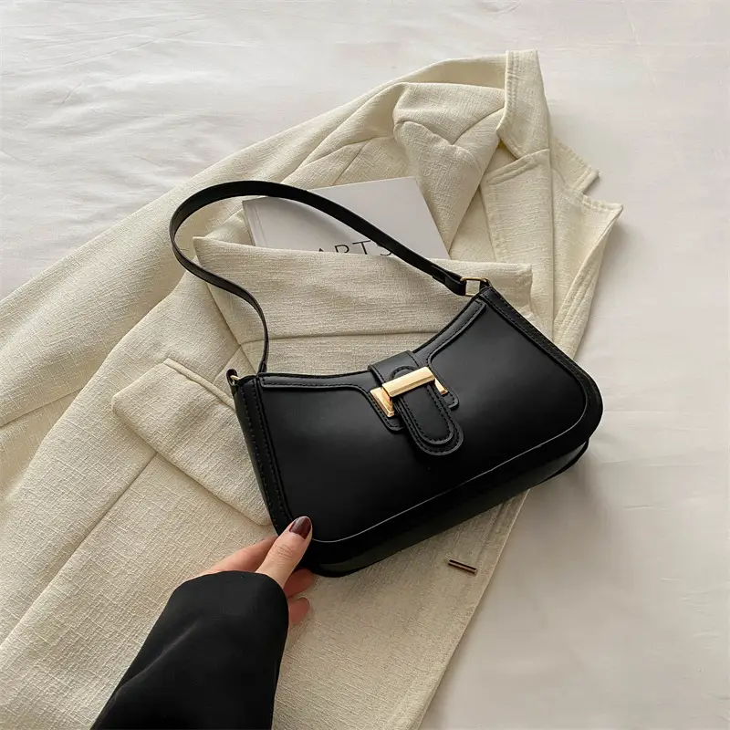 Textured Retro Belt Buckle Bag for Women 2024 - Image 3