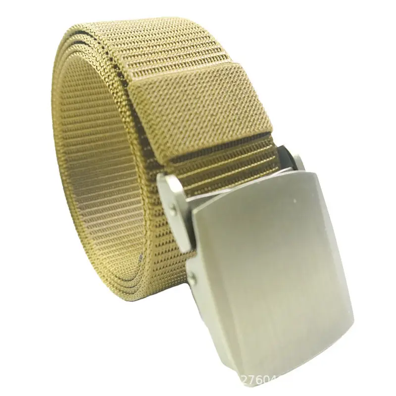 Men's Gold Mesh Toothless Belt Automatic Buckle - Image 3
