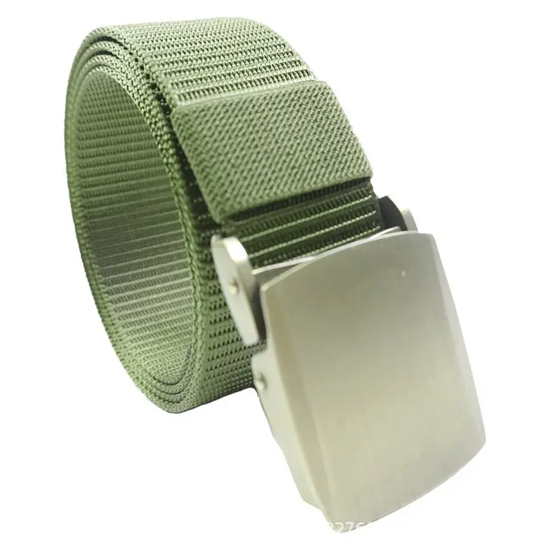Men's Gold Mesh Toothless Belt Automatic Buckle - Image 2