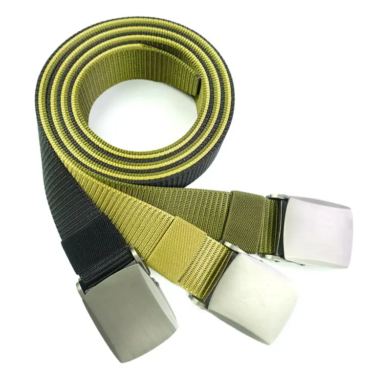 Men's Gold Mesh Toothless Belt Automatic Buckle — feature 7