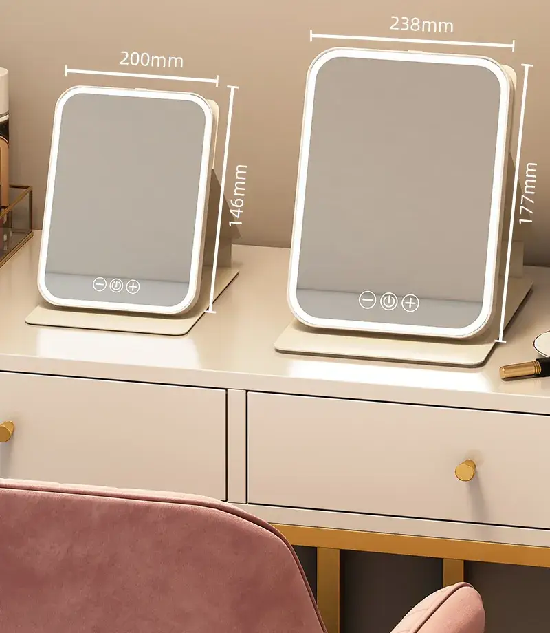 LED Makeup Mirror with Light & Charging Stand — feature 13