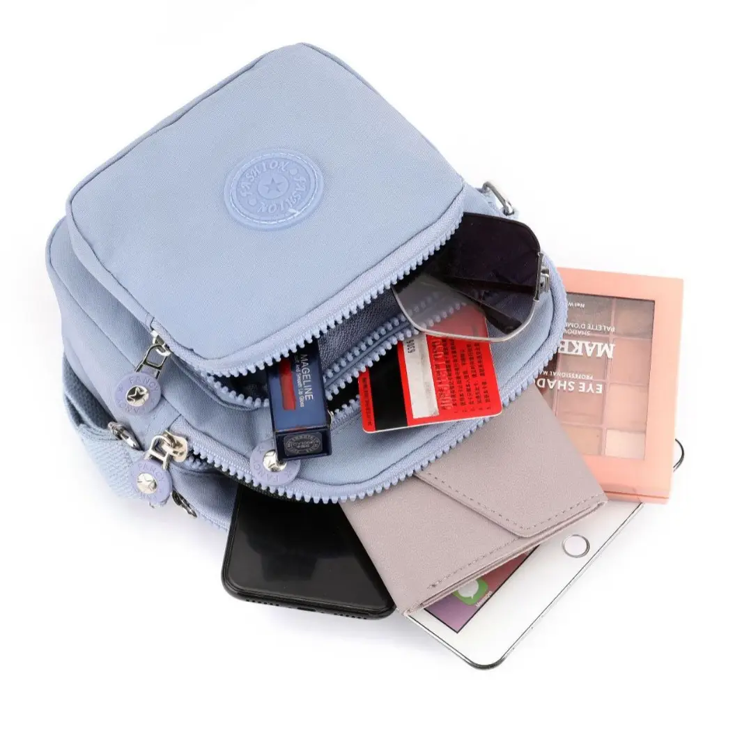 2026 Green Nylon Crossbody Travel Bag Small - Image 11