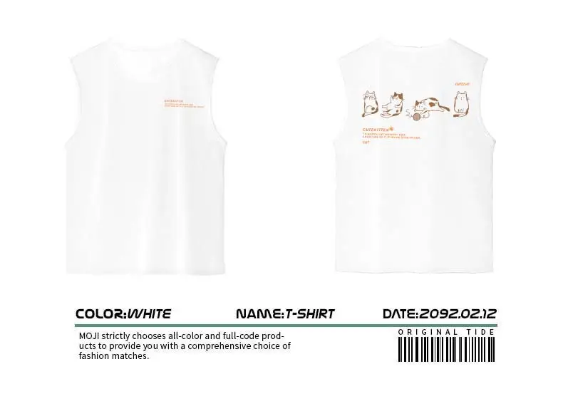 Men Sleeveless T-Shirt Black Passing Graphic Plus Size — feature 39