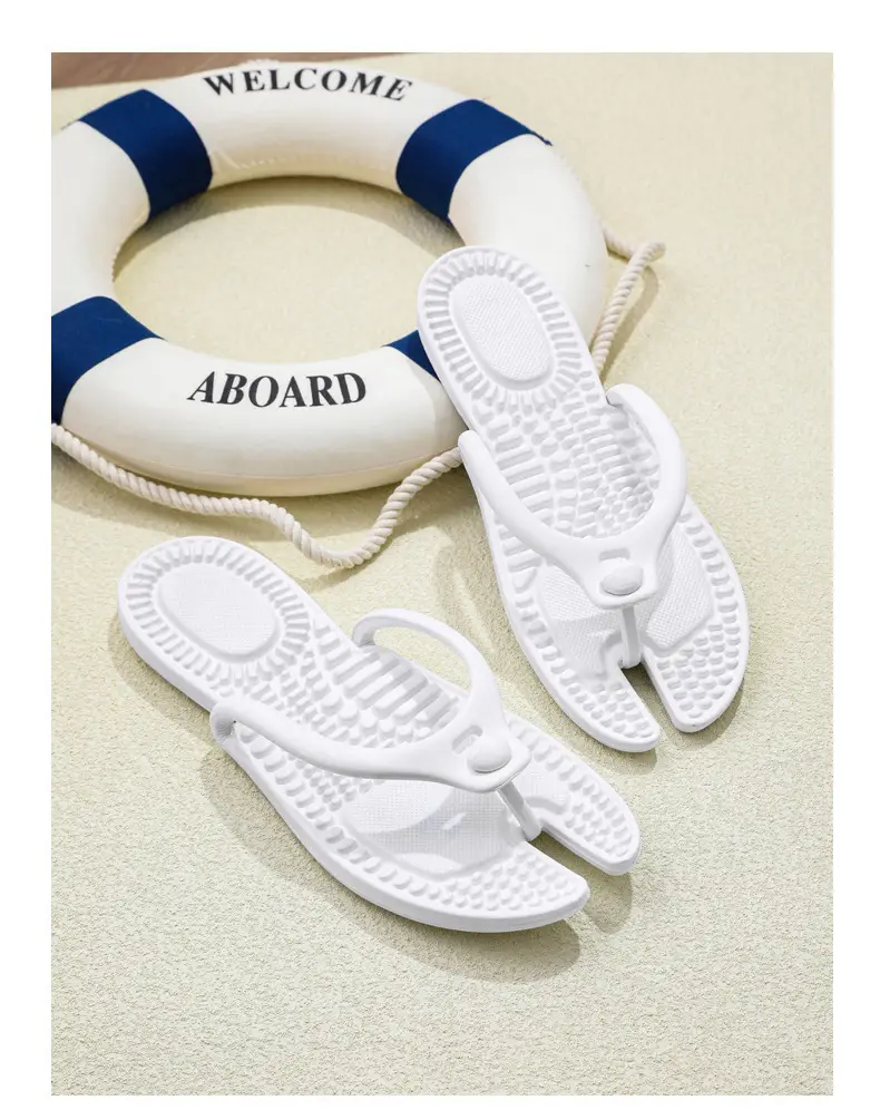 EVA Foldable Travel Flip Flops Green Men Women — feature 14