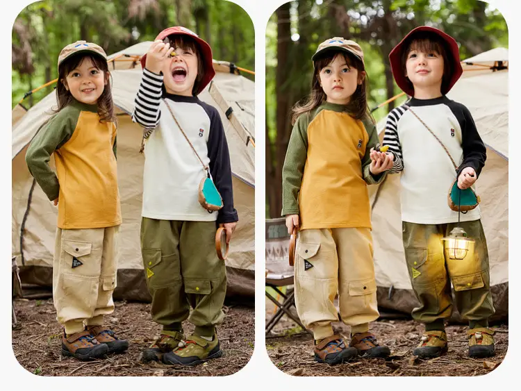 Winter Boys Long Sleeve T-Shirt with Velvet Pants — feature 13