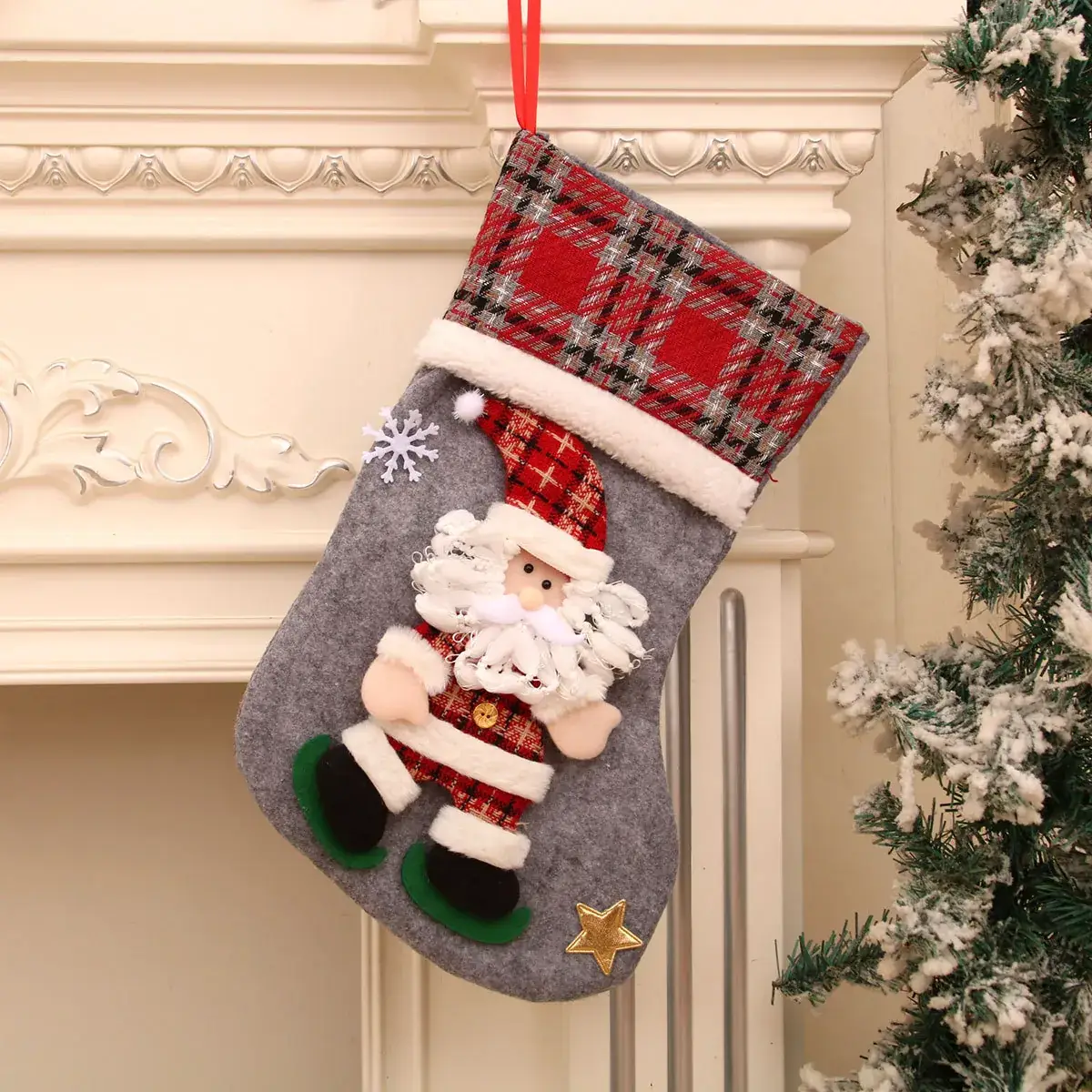 New Large 3D Doll Christmas Socks for Kids — feature 11