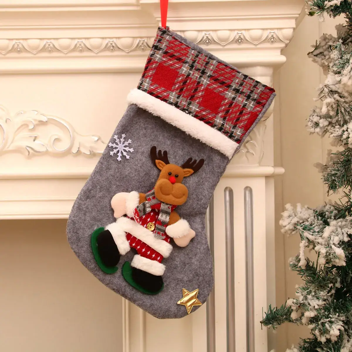 New Large 3D Doll Christmas Socks for Kids — feature 13