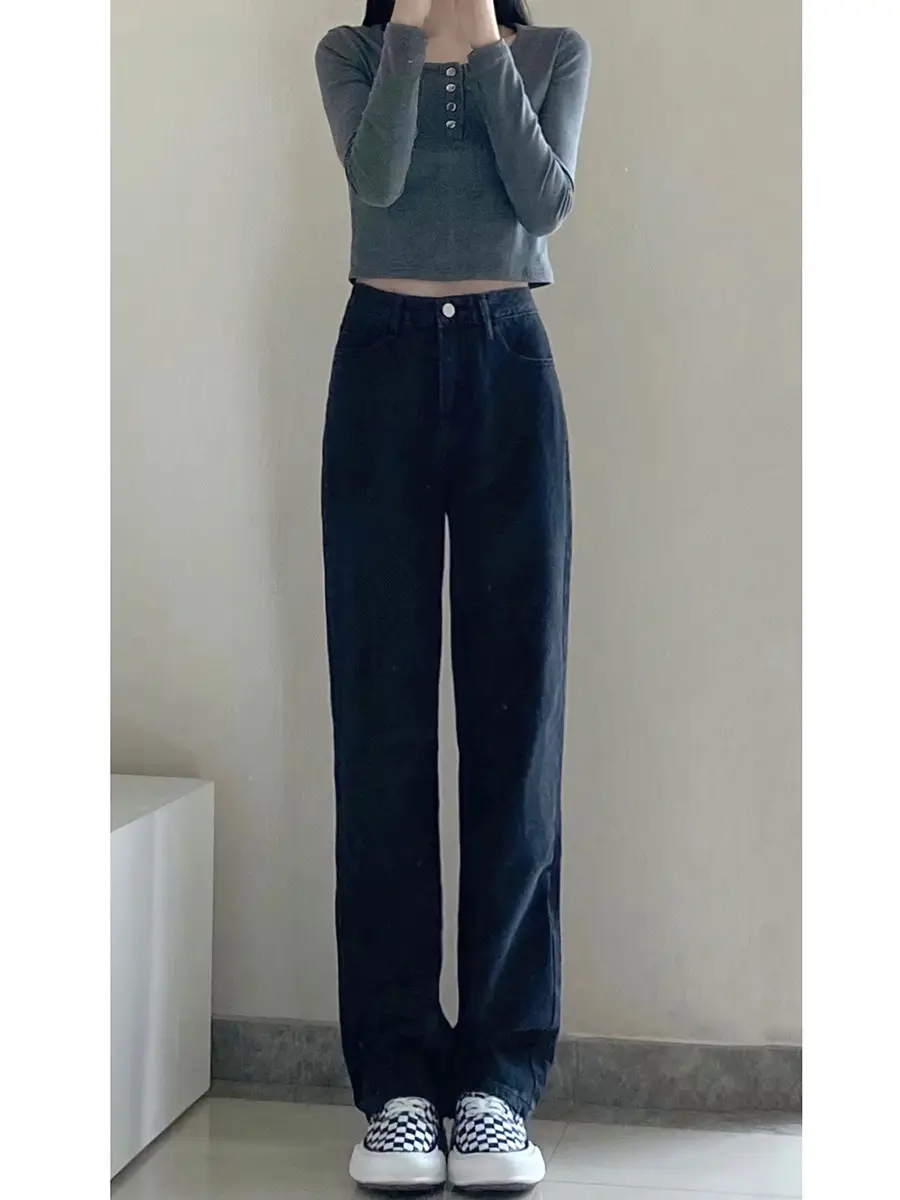 Wide-leg High-Waisted Jeans Women 2024 — feature 2