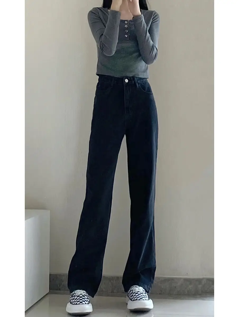 Wide-leg High-Waisted Jeans Women 2024 — feature 3