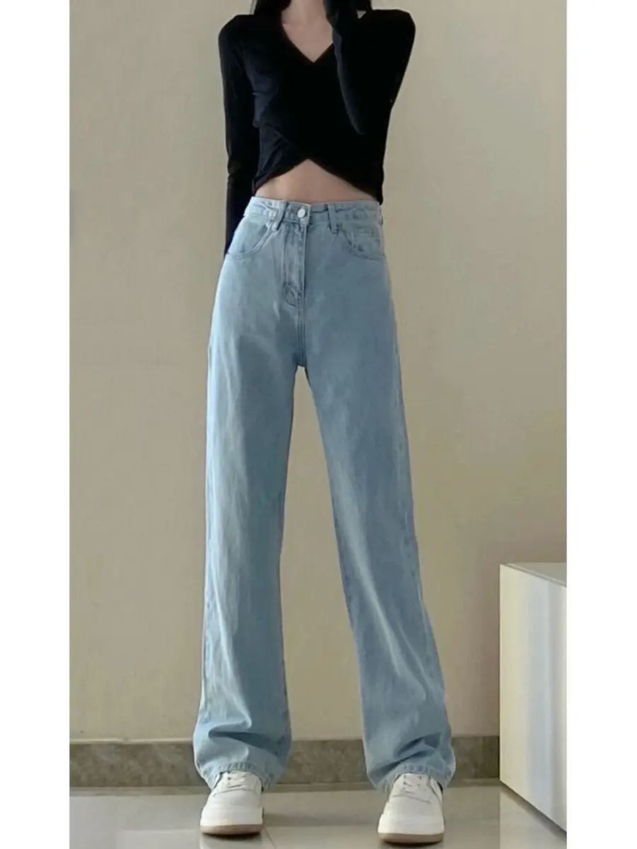 Wide-leg High-Waisted Jeans Women 2024 — feature 7