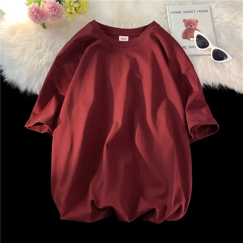 Black Loose Fit Cotton T-Shirt for Women - Image 43
