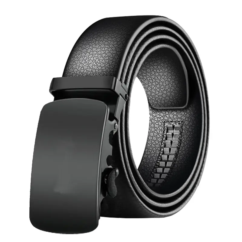 High-End Men's Belt with Automatic Buckle & Cowhide Leather - Image 5