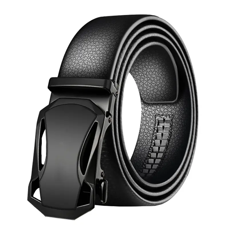 High-End Men's Belt with Automatic Buckle & Cowhide Leather - Image 7