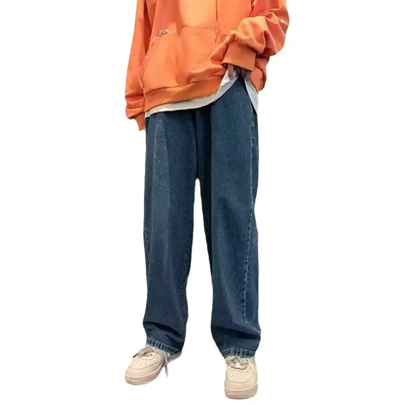 Men Loose Wide Leg Jeans American Style Autumn Trendy - Image 6