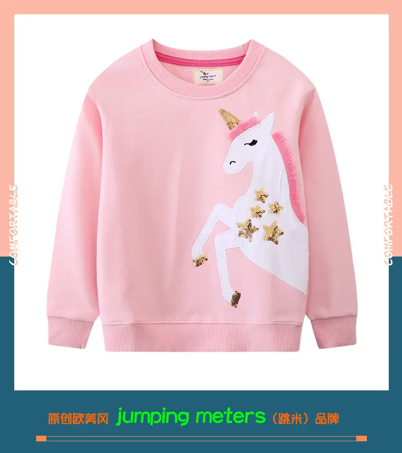 Pink Unicorn Long Sleeve Sweatshirt for Kids 2026 â feature 2
