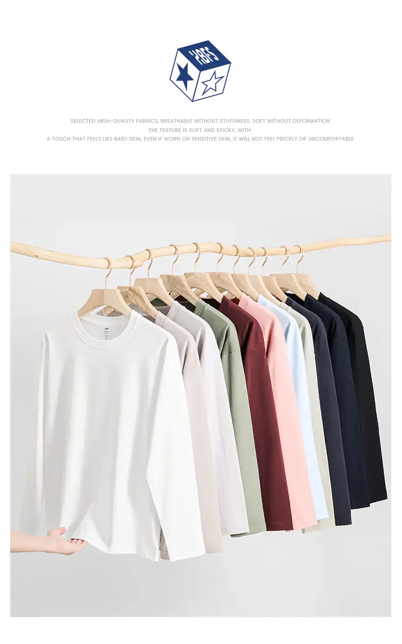 Men Cotton Long Sleeve T-Shirt Solid White — feature 6