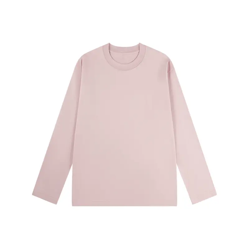 Men Cotton Long Sleeve T-Shirt Solid White - Image 13