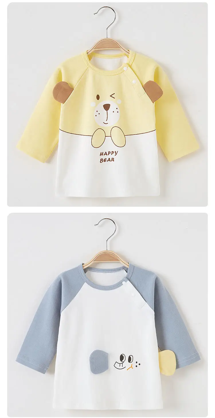 Baby T-shirts Set Cotton Spring Autumn Base Top — feature 13