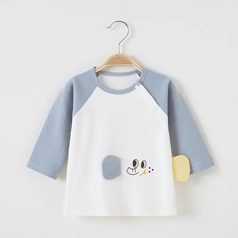 Baby T-shirts Set Cotton Spring Autumn Base Top - Image 3