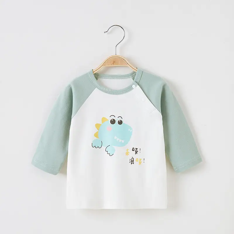 Baby T-shirts Set Cotton Spring Autumn Base Top - Image 4