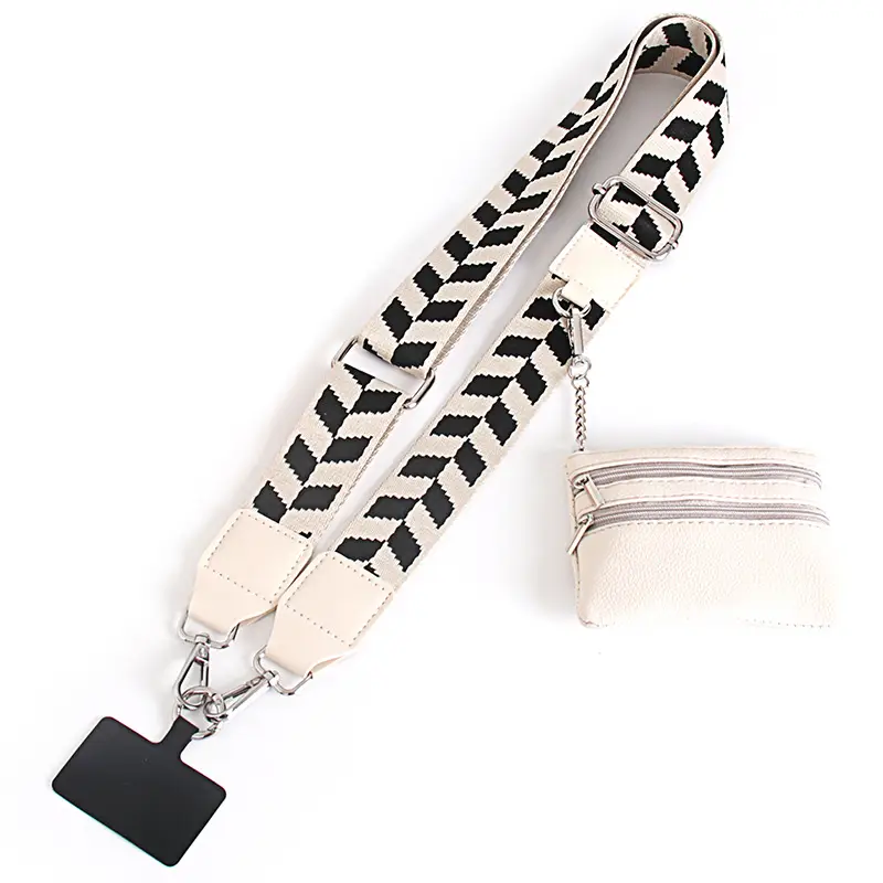 Women's Patterned Crossbody Strap with Matching Small Bag - Image 20