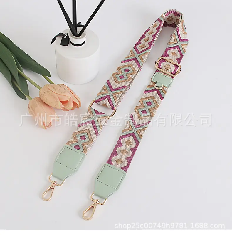 Women's Patterned Crossbody Strap with Matching Small Bag — feature 14