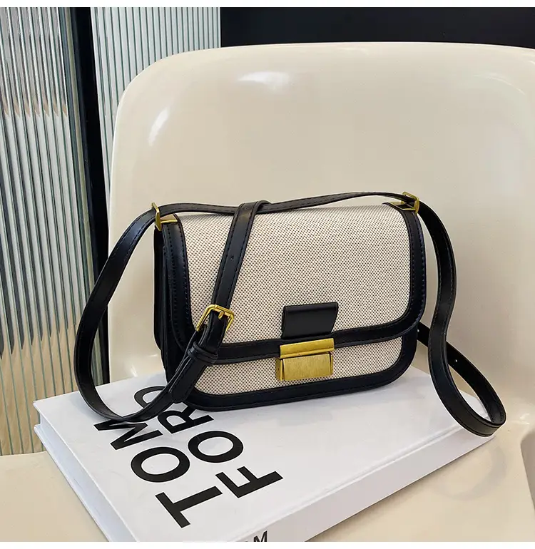 Women Crossbody Bag Brown Leather Square Design 2025 — feature 17